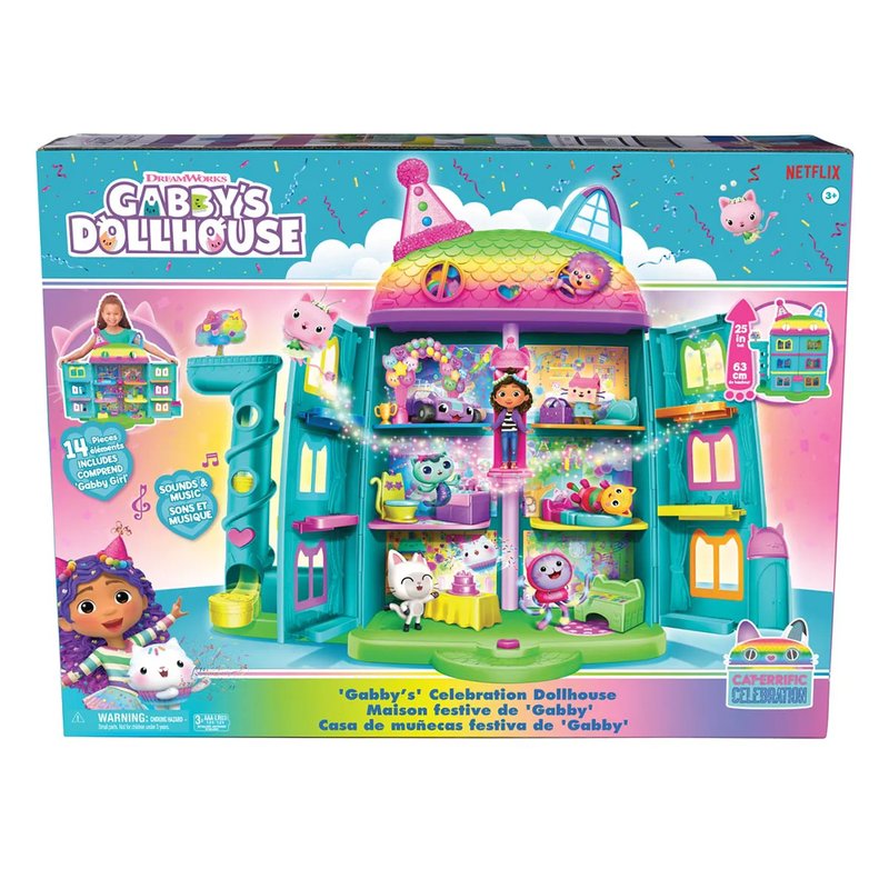 Embalagem Brinquedo Sunny Casa Mágica da Gabby Celebração (3+)