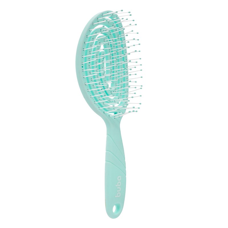 Escova de Cabelo Buba Flexi Comfort Verde