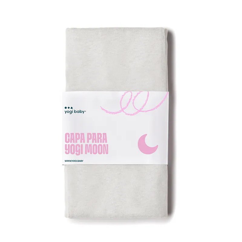 Capa para Almofada YogiBaby Yogi Moon Branco Cupuaçu