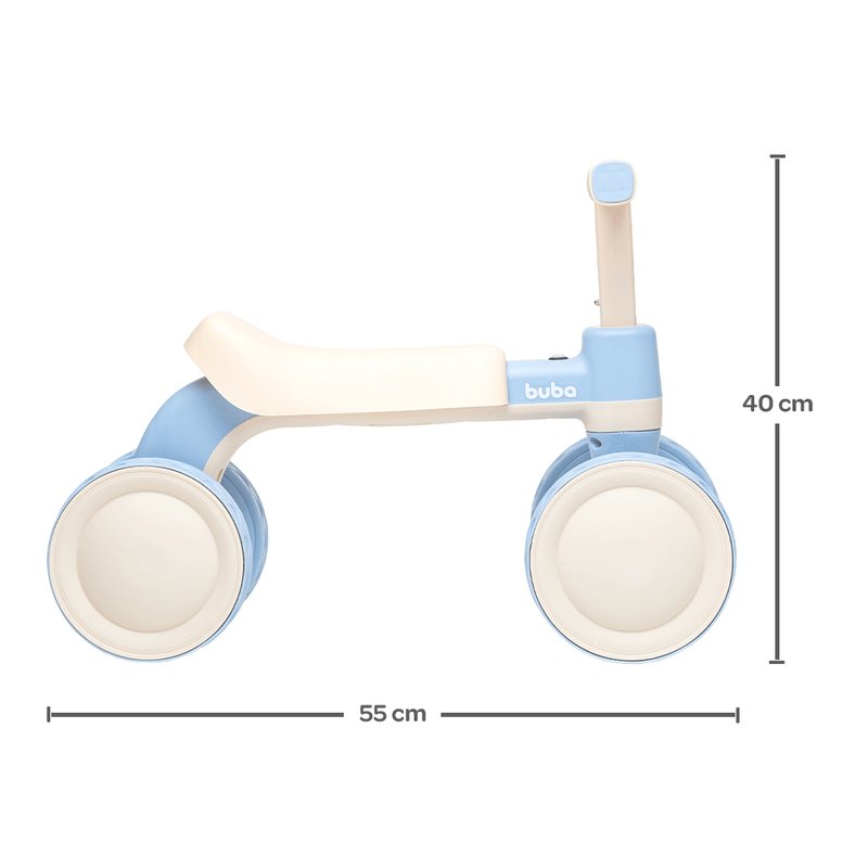 Medidas Bicicleta de Equilíbrio Buba com Som (12M+) Azul