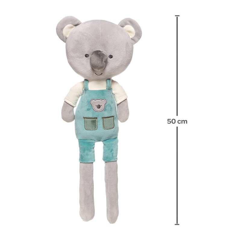 Medidas Pelúcia Buba Turminha Soft Cookie (3M+) Coala