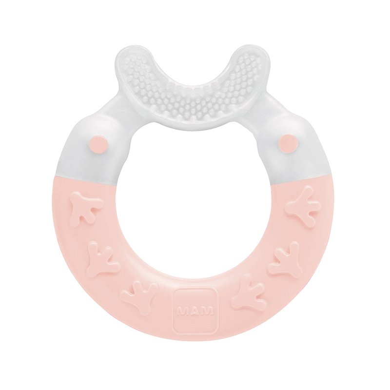 Mordedor MAM Bite & Brush (4M+) Rosa