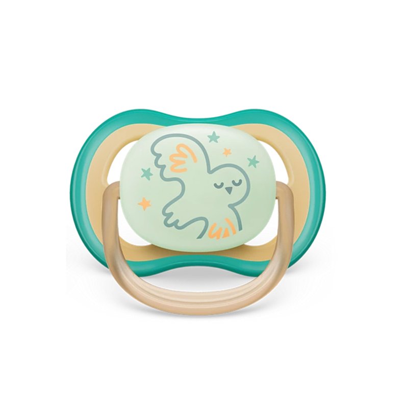 Chupeta Philips Avent Ultra Air Nighttime (0-6M) Embalagem Unitária Amarelo