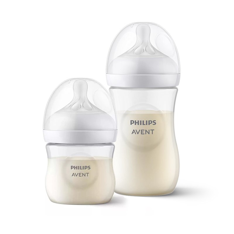 Kit Mamadeiras Philips Avent Pétala 125ml e 260ml (0M+) Transparente