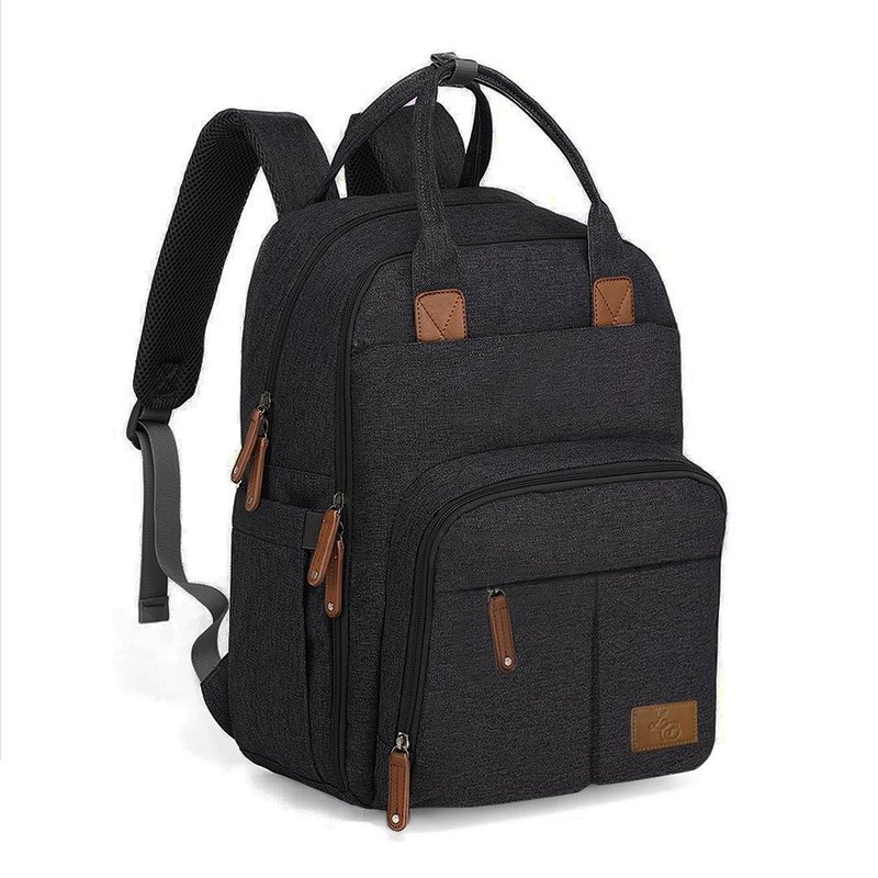 Mochila de Maternidade Donna Laço Bebê LB Alice Preto