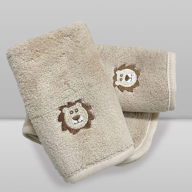 Kit Paninhos de Boca Donna Laço Bebê Babitas Leão Bege