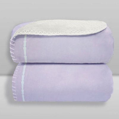 Manta Donna Laço Bebê Velvet Moon Frame 90x110cm Lilás