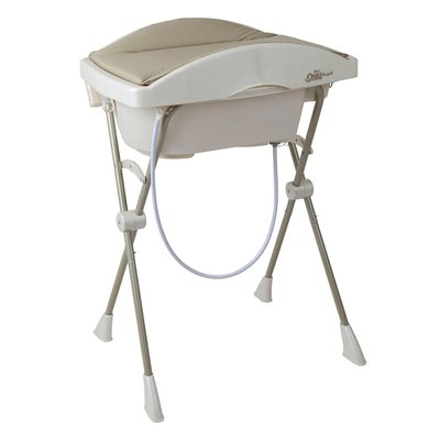 Banheira com Trocador Burigotto Onda até 20kg Bege