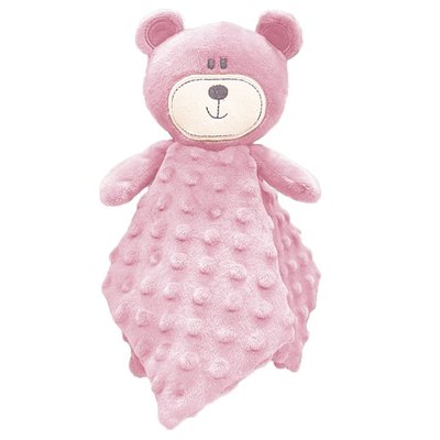 Naninha Donna Laço Bebê Minha Primeira Naninha (0M+) Urso Rosa