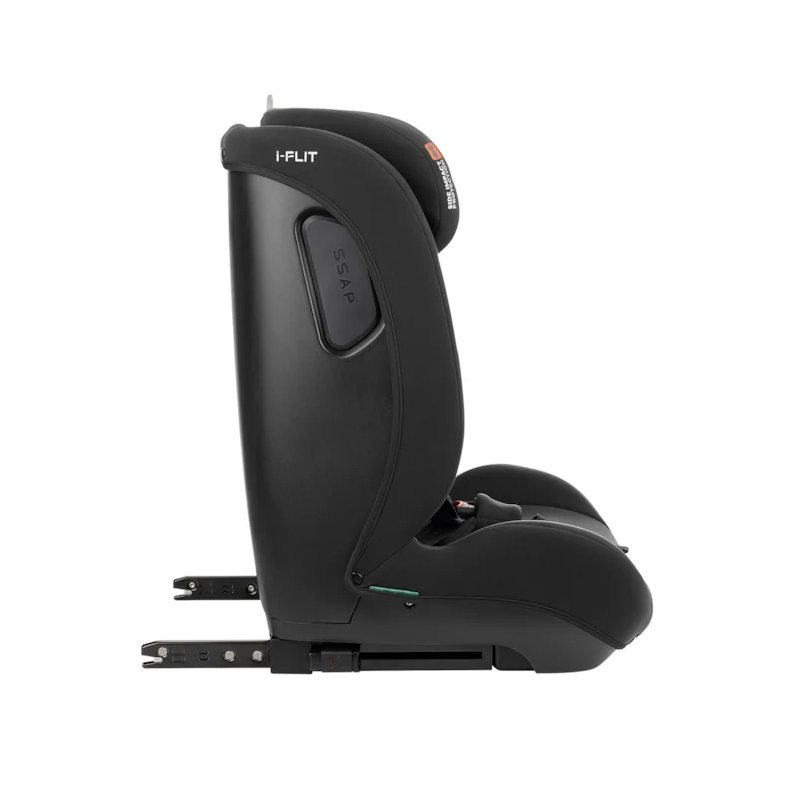 Isofix Cadeira para Carro KikkaBoo I-Flit de 76 a 150cm com Isofix Black