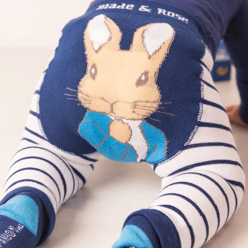 Bumbum Calça Legging Infantil Blade and Rose Petter Rabbit Navy