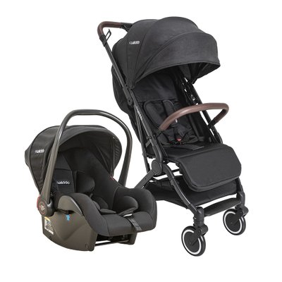 Carrinho de Bebê Kiddo Sprint II Travel System com Bebê Conforto Preto