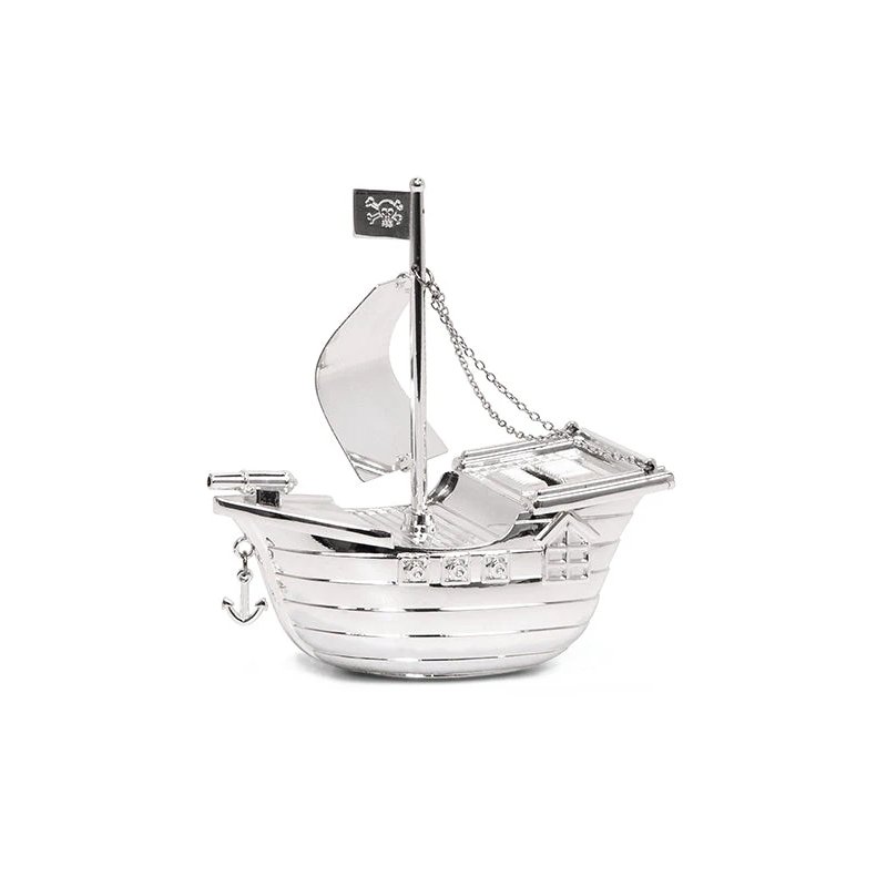 Cofre Modali Baby Navio Pirata Silverplate