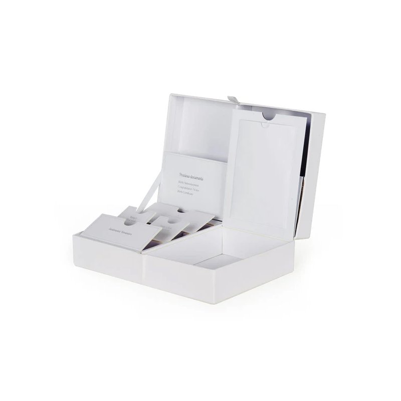 Caixa para Memórias Modali Baby em PU Espaço de Fotos