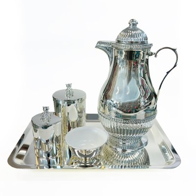 Kit Higiene Modali Baby Silverplate Urso 5 Peças