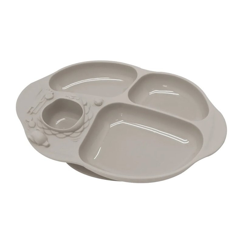 Prato em Silicone Marcus e Marcus com Sucção e Divisórias (18M+) Panda