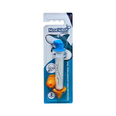 Seringa para Lavagem Nasal AGPMed Nosewash 10ml (0M+) Tubarão Seringa para Lavagem Nasal AGPMed Nosewash 10ml (0M+) Tubarão