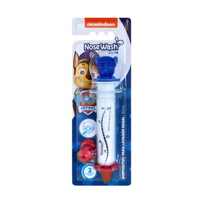 Seringa para Lavagem Nasal AGPMed Nosewash 20ml (1+) Patrulha Canina Chase Seringa para Lavagem Nasal AGPMed Nosewash 20ml (1+) Patrulha Canina Chase