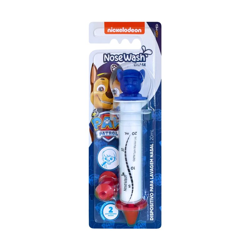Seringa para Lavagem Nasal AGPMed Nosewash 20ml (1+) Patrulha Canina Chase
