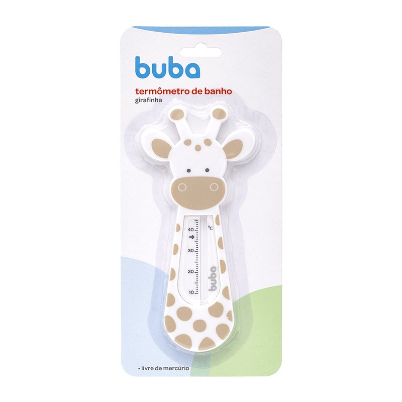 Embalagem Termômetro de Banho Buba Girafinha (0M+) Bege
