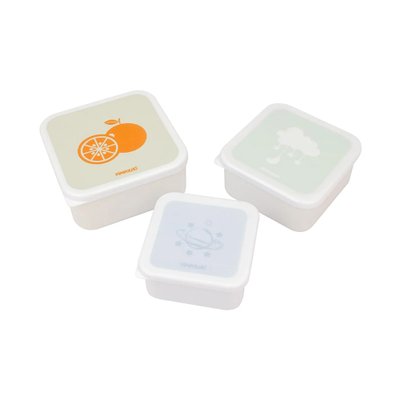 Kit 3 Potes com Tampa Pimpolho 500ml, 350ml e 200ml Verde