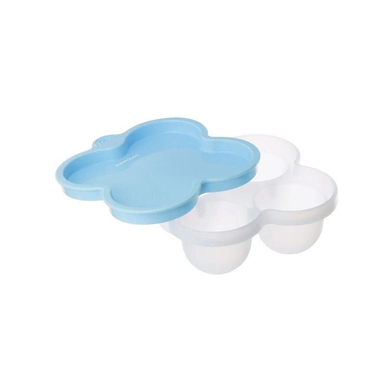 Porta Papinha Pimpolho em Silicone 240ml Azul