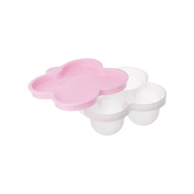 Porta Papinha Pimpolho em Silicone 240ml Rosa