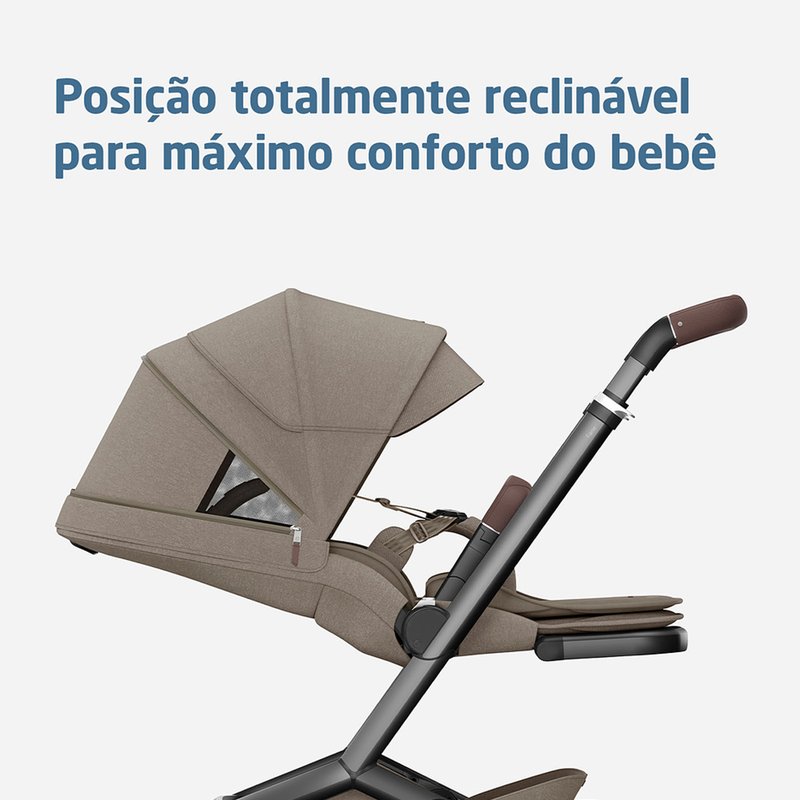 Posição Carrinho de Bebê Maxi-Cosi Fame Twillic Truffle