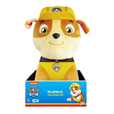 Embalagem Brinquedo de Pelúcia Sunny Patrulha Canina 30cm (3M+) Rubble