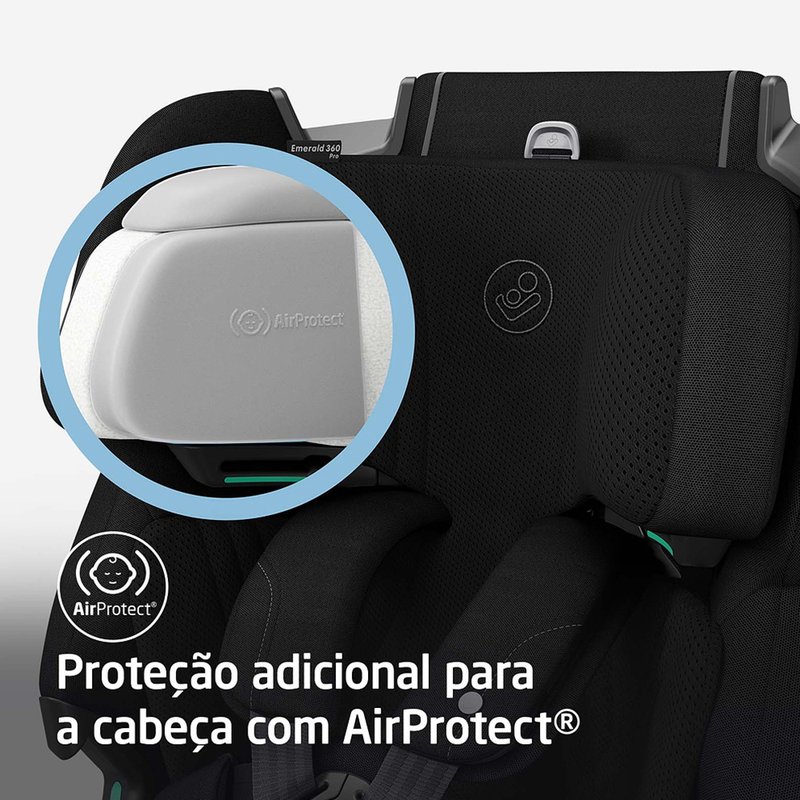 air protect cadeira para carro maxi cosi emerald 360 pro de 40 a 150cm