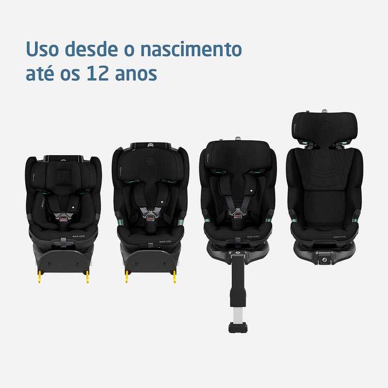 crescimento cadeira para carro maxi cosi emerald 360 pro de 40 a 150cm