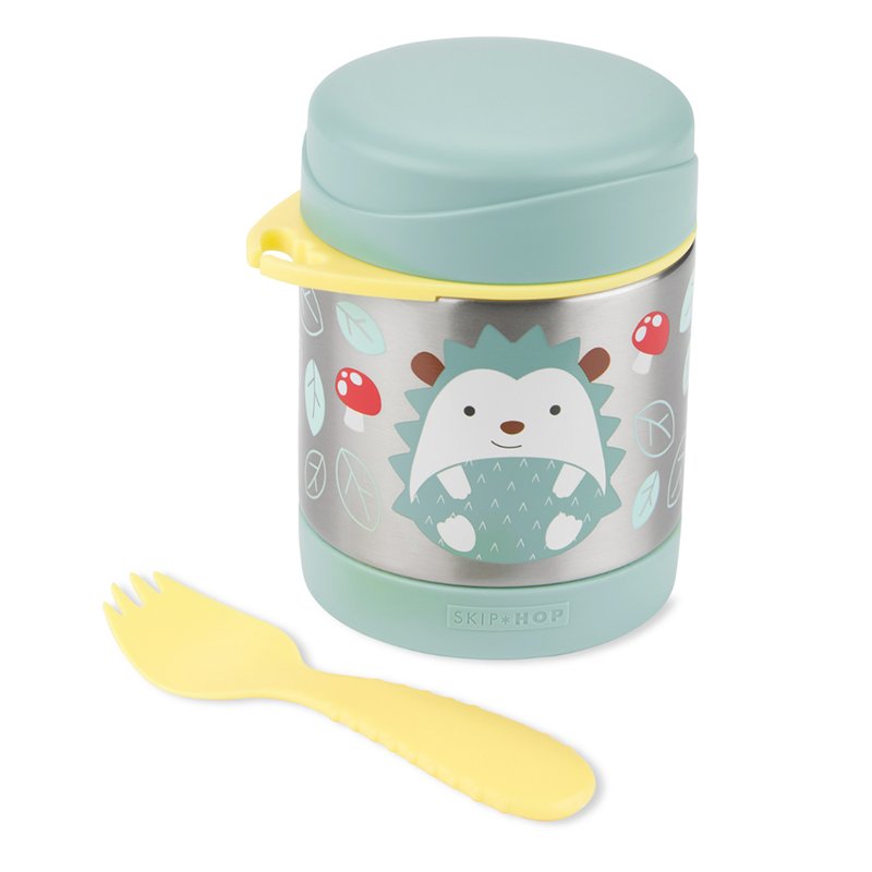 Pote Térmico com Talher Skip Hop Zoo 325ml Ouriço Kit