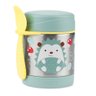 pote termico com talher skip hop zoo 325ml ourico
