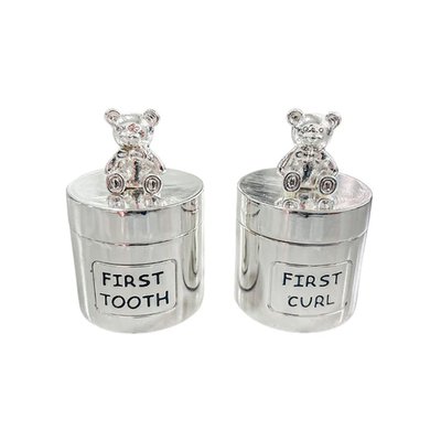 conjunto lembrancas modali baby meu primeiro dente e cacho ursinho