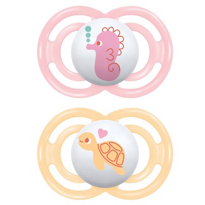 Chupeta MAM Perfect (6M+) Embalagem Dupla Rosa