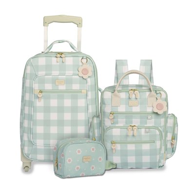 kit mala maternidade com rodinhas mochila urban necessaire para bebe masterbag baby margarida mneta