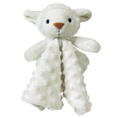 naninha donna laco bebe minha primeira naninha 0m ovelha branca