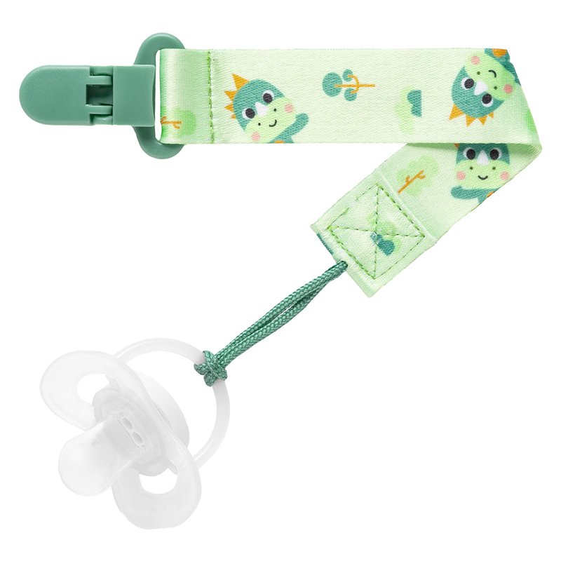 prendedor de chupeta buba fecho com trava 3m zoo dino amarrado