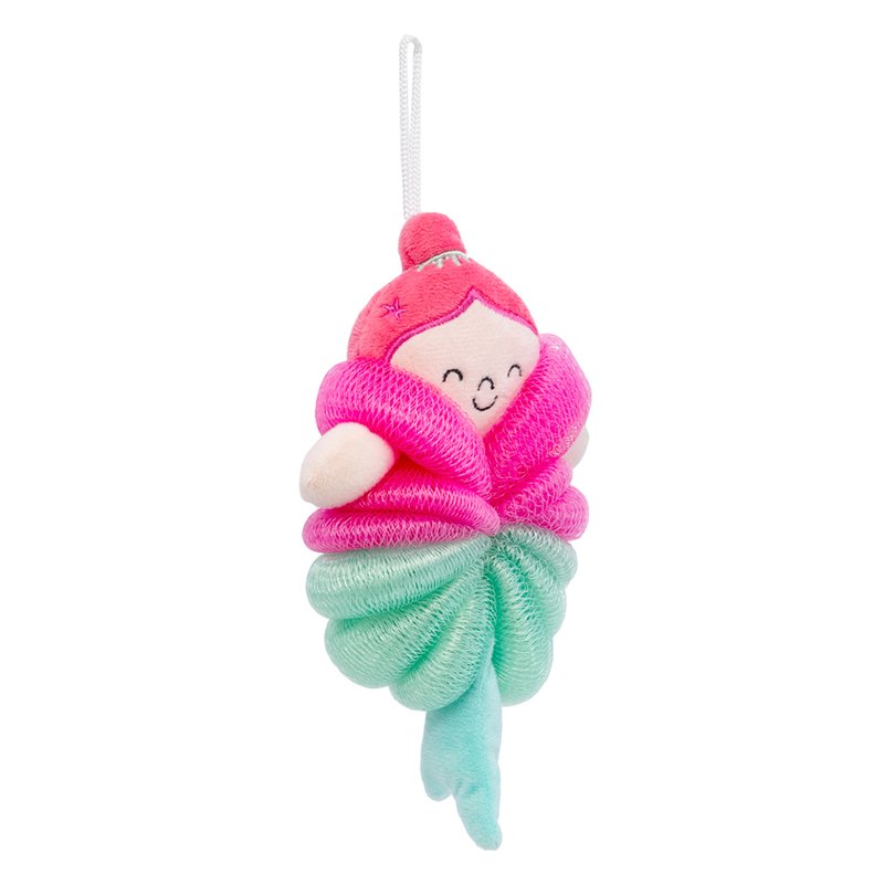 lateral esponja de banho buba amigos marinhos sereia