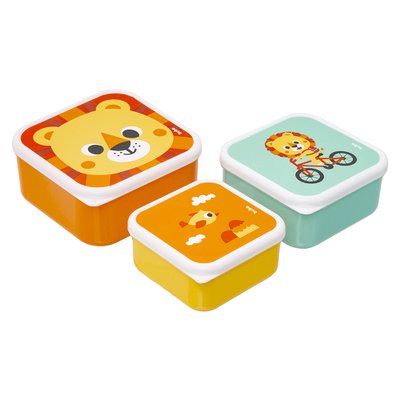 kit 3 potinhos buba zoo leao