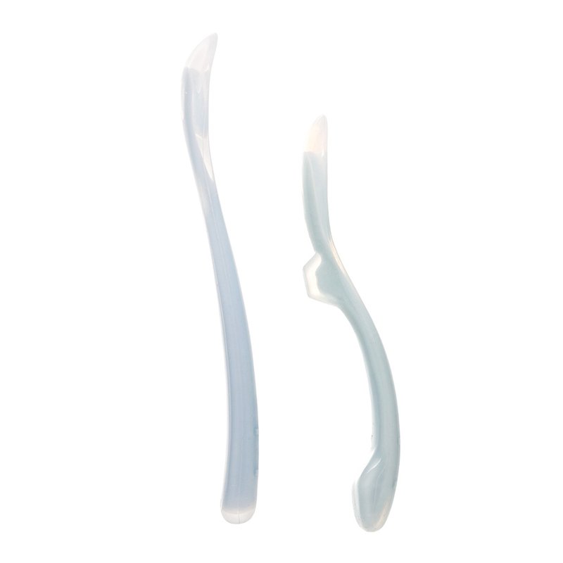 diferenca kit colheres 2 estagios buba em silicone 6m azul