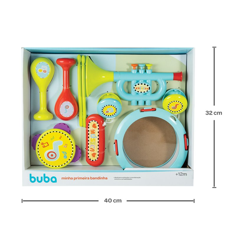 medidas brinquedo buba minha primeira bandinha