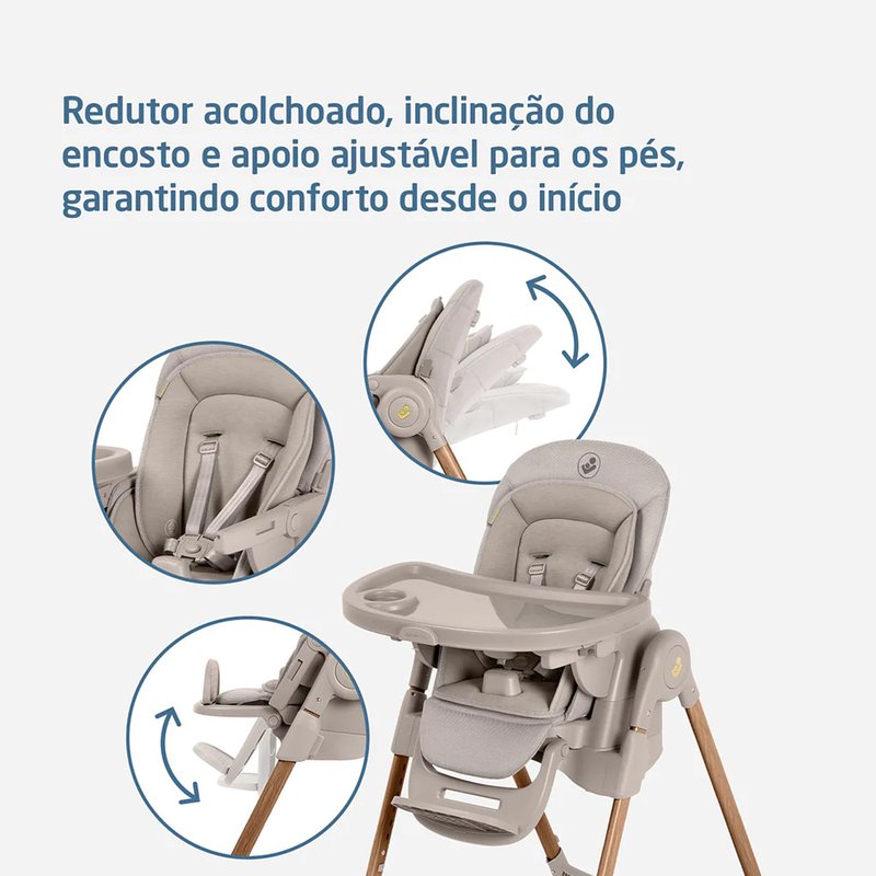 inclinacao cadeira de refeicao maxi cosi minla plus