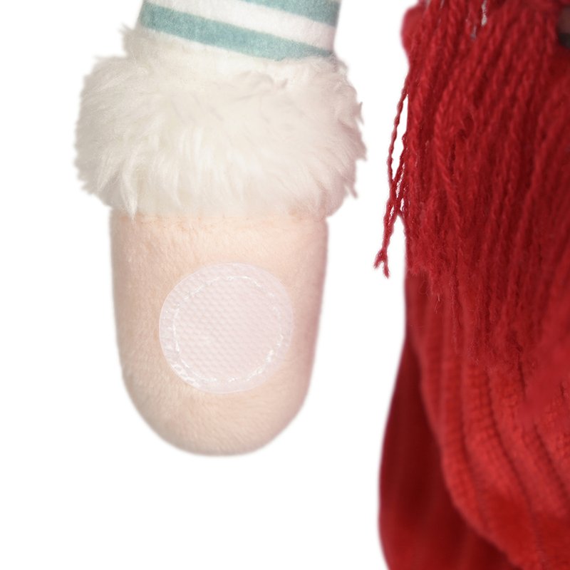 velcro boneca metoo com caixa natal claus